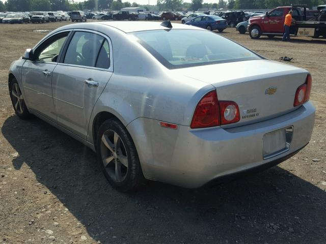 1G1ZC5EU5CF242929 - 2012 CHEVROLET MALIBU 1LT ვერცხლისფერი ფოტო 3