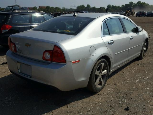 1G1ZC5EU5CF242929 - 2012 CHEVROLET MALIBU 1LT ვერცხლისფერი ფოტო 4
