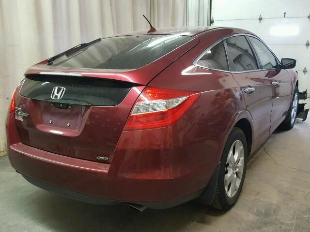 5J6TF2H5XAL012562 - 2010 HONDA ACCORD CRO MAROON photo 4