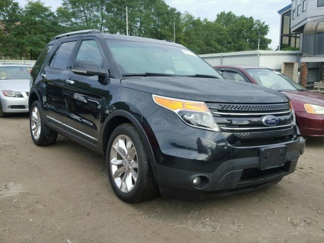 1FM5K8F87DGA35722 - 2013 FORD EXPLORER L BLACK photo 1