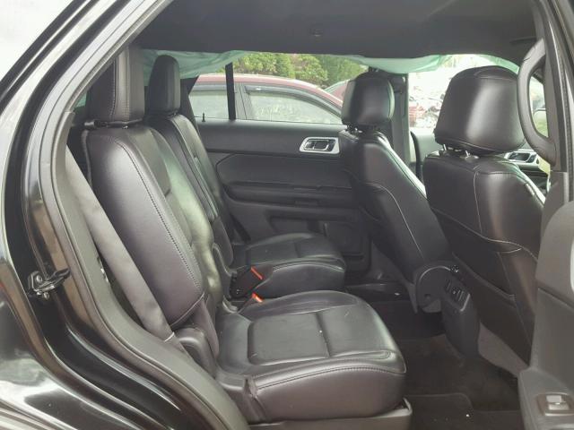 1FM5K8F87DGA35722 - 2013 FORD EXPLORER L BLACK photo 6