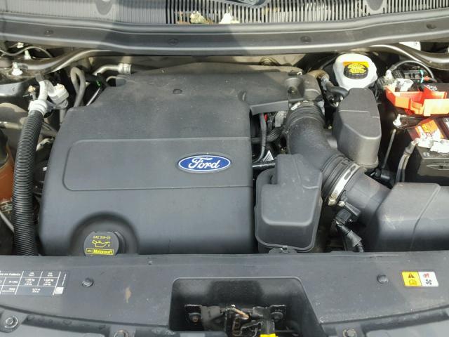 1FM5K8F87DGA35722 - 2013 FORD EXPLORER L BLACK photo 7