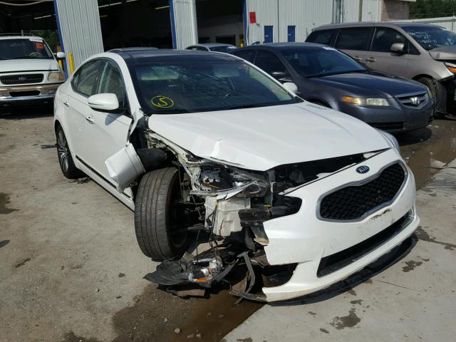 KNALN4D76E5166365 - 2014 KIA CADENZA PR WHITE photo 1