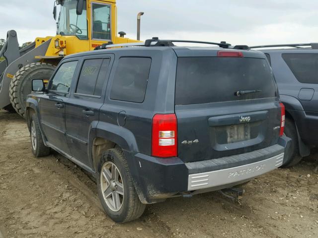 1J8FF48WX7D365080 - 2007 JEEP PATRIOT LI BLACK photo 3