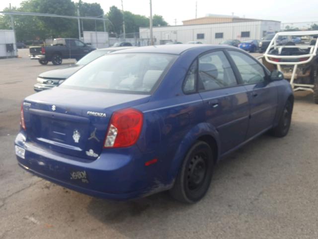 KL5JD56Z25K098056 - 2005 SUZUKI FORENZA S BLUE photo 4