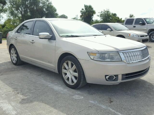 3LNHM26T09R602975 - 2009 LINCOLN MKZ BEIGE photo 1