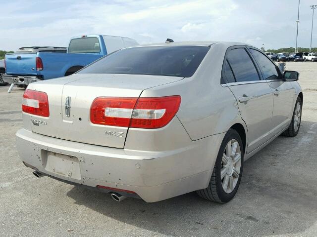 3LNHM26T09R602975 - 2009 LINCOLN MKZ ბეჟი ფოტო 4