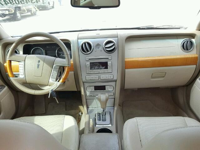 3LNHM26T09R602975 - 2009 LINCOLN MKZ BEIGE photo 9