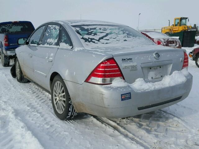 1MEFM43115G602476 - 2005 MERCURY MONTEGO PR 银色 照片 3