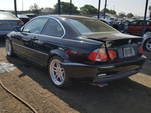 WBABN33461JW50499 - 2001 BMW 325 CI BLACK photo 3