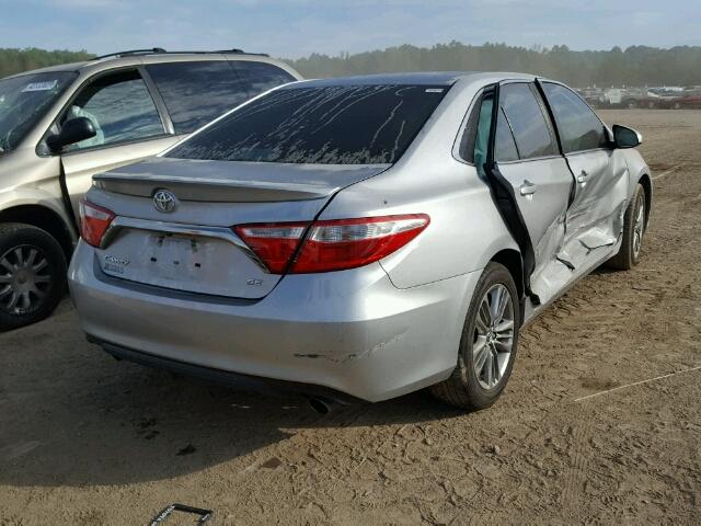 4T1BF1FK4FU877657 - 2015 TOYOTA CAMRY LE SILVER photo 4