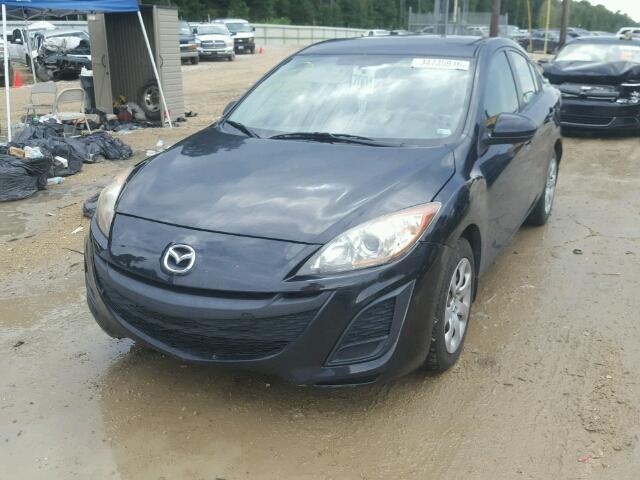 JM1BL1UF5B1379949 - 2011 MAZDA MAZDA3I BLACK photo 2