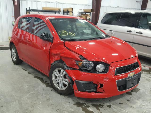 1G1JA6SH1C4140507 - 2012 CHEVROLET SONIC LS RED photo 1