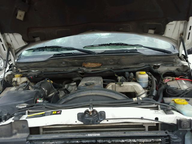 3D7KS28C95G807011 - 2005 DODGE RAM 2500 S WHITE photo 7