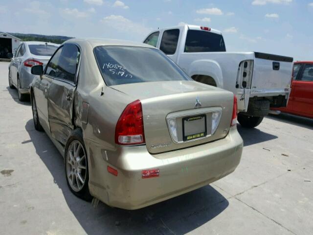 6MMAP67P14T001688 - 2004 MITSUBISHI DIAMANTE L TAN photo 3