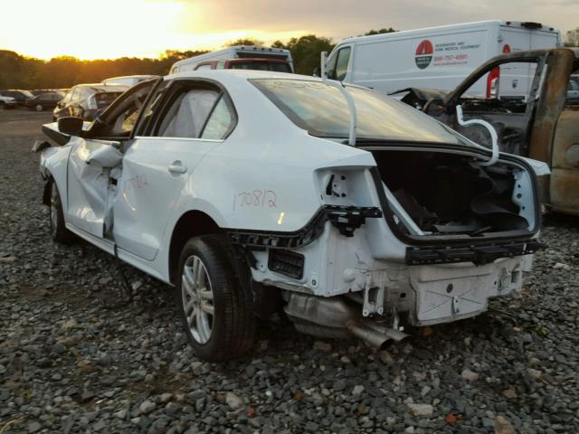 3VW2B7AJXHM255053 - 2017 VOLKSWAGEN JETTA S WHITE photo 3