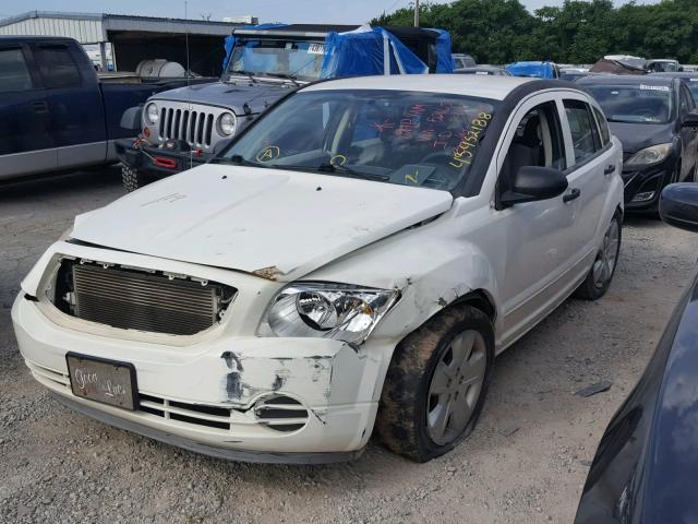 1B3HB48B27D526659 - 2007 DODGE CALIBER SX WHITE photo 2