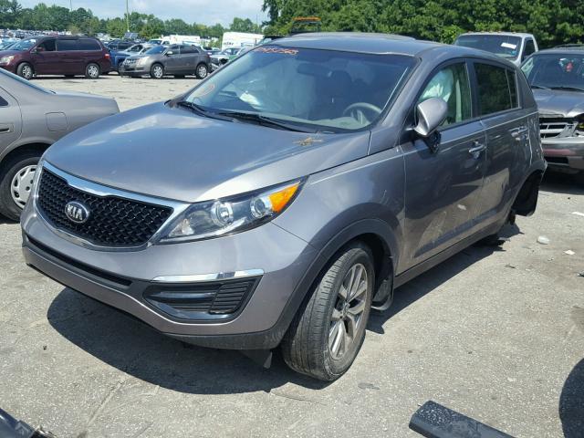 KNDPB3AC1E7565410 - 2014 KIA SPORTAGE B SILVER photo 2