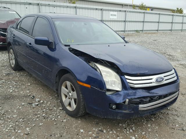 3FAHP07157R163417 - 2007 FORD FUSION SE BLUE photo 1