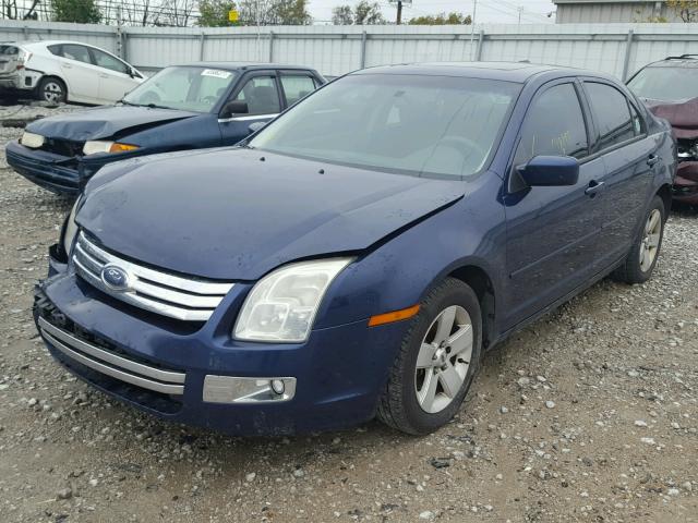 3FAHP07157R163417 - 2007 FORD FUSION SE BLUE photo 2