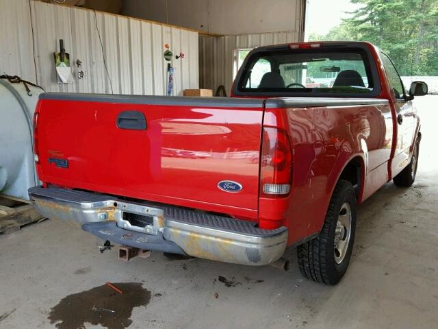 2FTRF17264CA92068 - 2004 FORD F-150 HERI RED photo 4