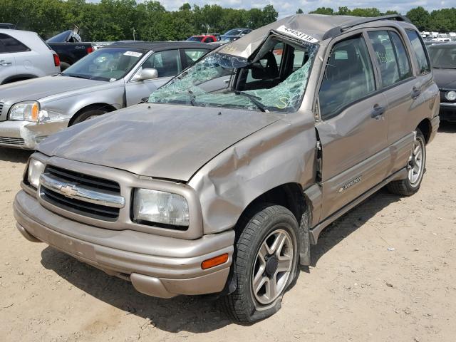 2CNBJ634636919452 - 2003 CHEVROLET TRACKER LT BROWN photo 2