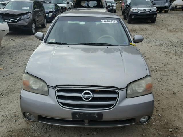 JN1CA31D02T201628 - 2002 NISSAN MAXIMA CREAM photo 9