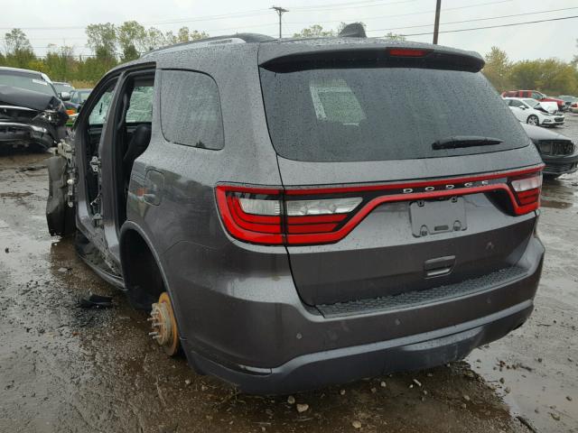 1C4RDJDG0EC391052 - 2014 DODGE DURANGO LI GRAY photo 3