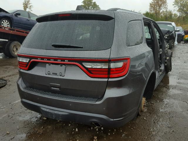 1C4RDJDG0EC391052 - 2014 DODGE DURANGO LI GRAY photo 4