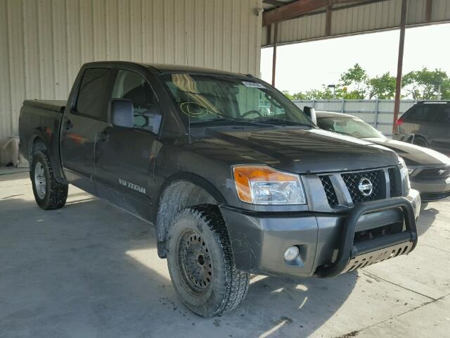 1N6AA07C68N313406 - 2008 NISSAN TITAN XE GRAY photo 1