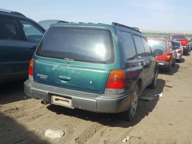 JF1SF6559XH734894 - 1999 SUBARU FORESTER S GREEN photo 4