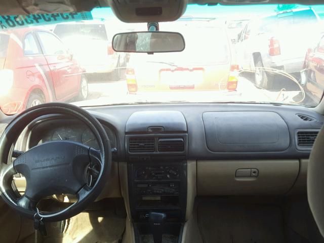 JF1SF6559XH734894 - 1999 SUBARU FORESTER S GREEN photo 9