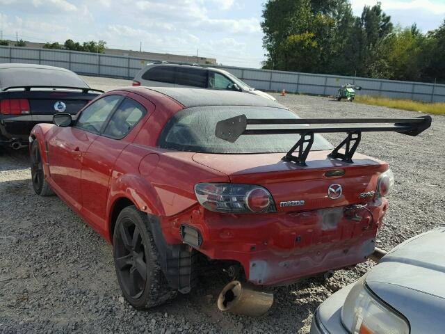 JM1FE173X40102316 - 2004 MAZDA RX8 RED photo 3