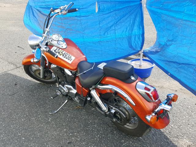 JH2RC44FX3M100003 - 2003 HONDA VT750 CDD ORANGE photo 3