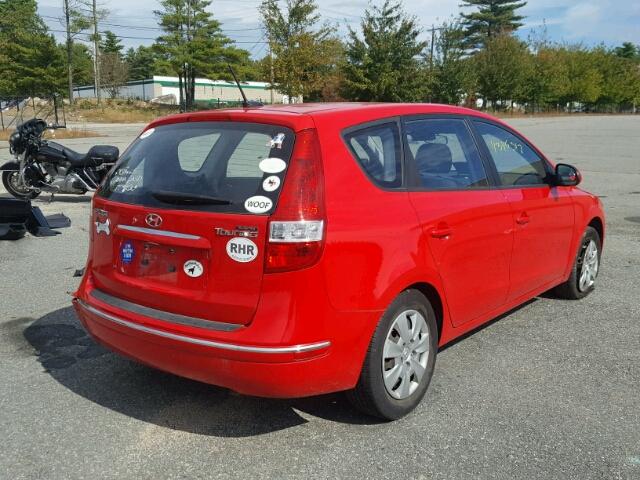 KMHDB8AE6BU107730 - 2011 HYUNDAI ELANTRA TO RED photo 4