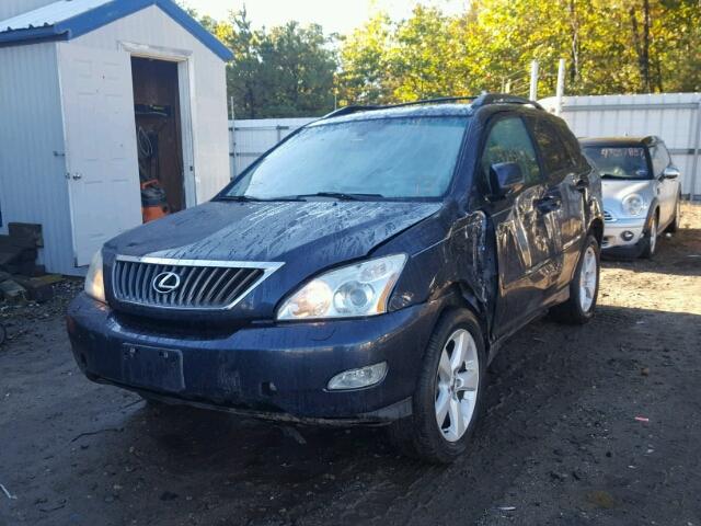 2T2HA31U96C092416 - 2006 LEXUS RX 330 BLUE photo 2