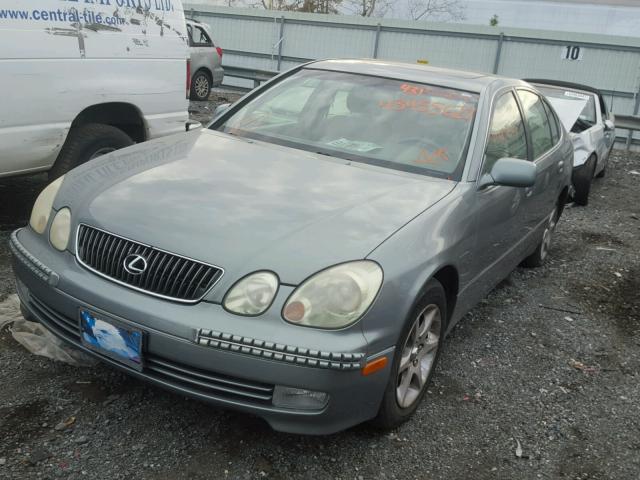 JT8BD69S620165251 - 2002 LEXUS GS 300 GRAY photo 2