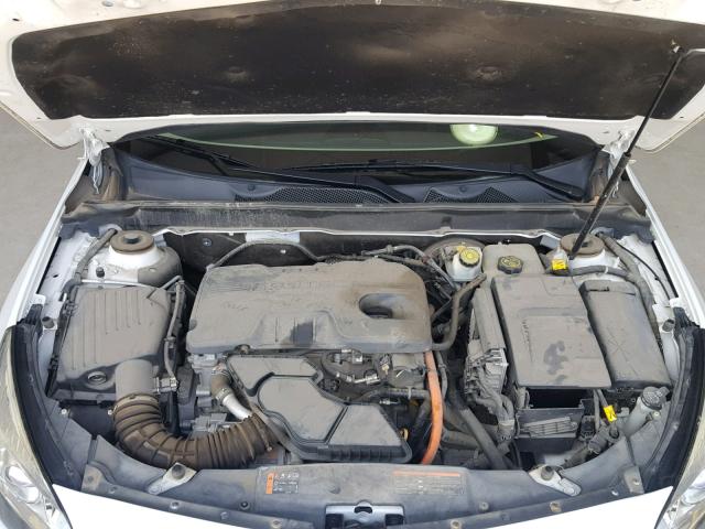 1G11D5SRXDF155684 - 2013 CHEVROLET MALIBU 1LT თეთრი ფოტო 7