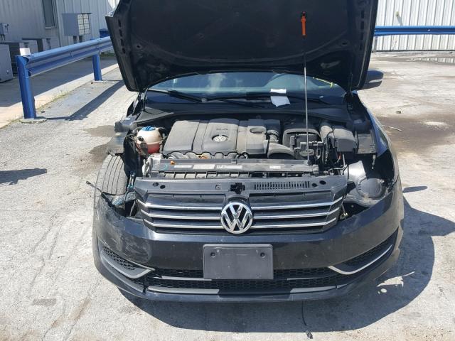 1VWBH7A33CC110981 - 2012 VOLKSWAGEN PASSAT SE BLACK photo 7