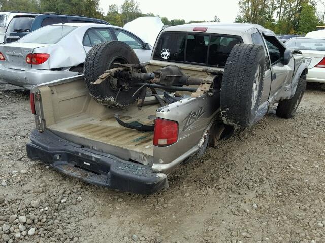 1GCCT19W3Y8236575 - 2000 CHEVROLET S TRUCK TAN photo 4