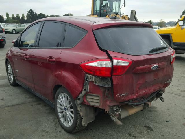 1FADP5AU8DL529895 - 2013 FORD C-MAX SE RED photo 3