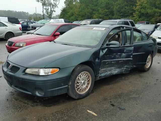 1G2WK52J8YF337519 - 2000 PONTIAC GRAND PRIX GREEN photo 2