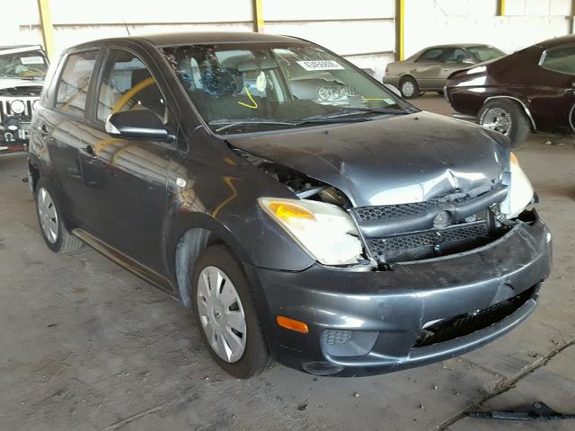 JTKKT604760135242 - 2006 TOYOTA SCION XA CHARCOAL photo 1
