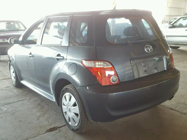 JTKKT604760135242 - 2006 TOYOTA SCION XA CHARCOAL photo 3