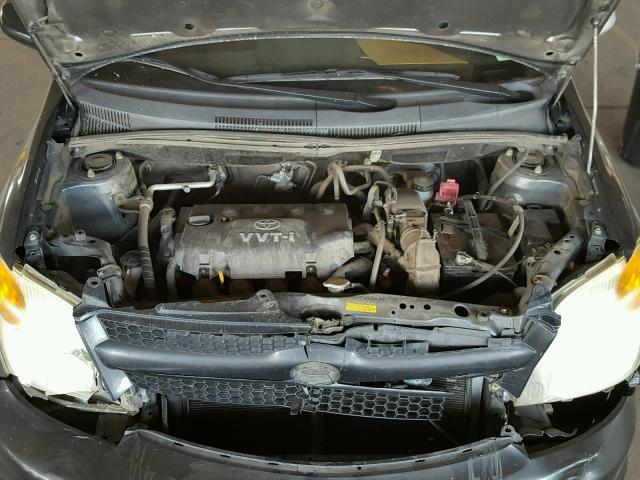 JTKKT604760135242 - 2006 TOYOTA SCION XA CHARCOAL photo 7