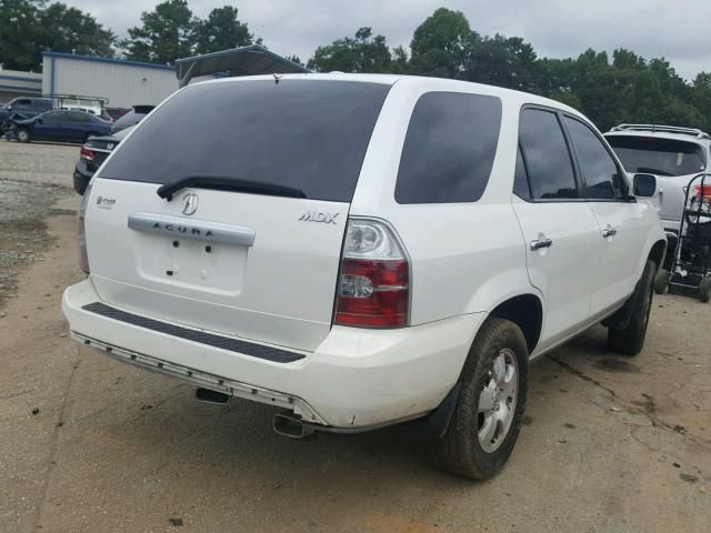 2HNYD18266H505722 - 2006 ACURA MDX WHITE photo 4