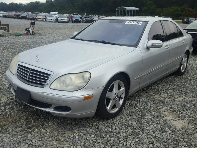 WDBNG75J04A417225 - 2004 MERCEDES-BENZ S 500 SILVER photo 2