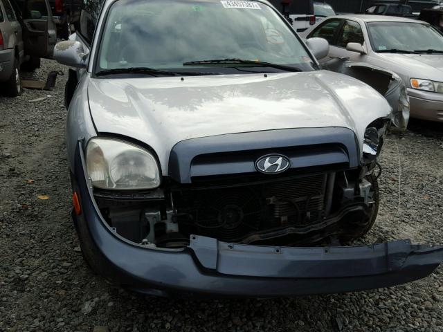 KM8SC73DX5U971848 - 2005 HYUNDAI SANTA FE GRAY photo 1