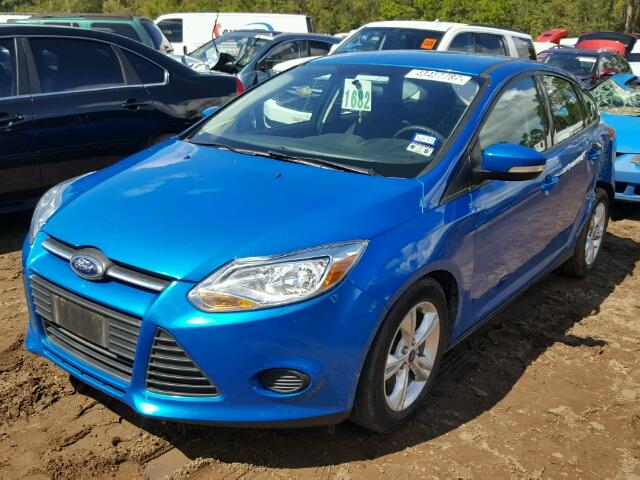 1FADP3K24EL168331 - 2014 FORD FOCUS SE BLUE photo 2