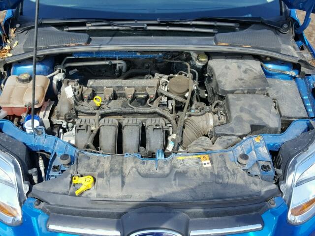 1FADP3K24EL168331 - 2014 FORD FOCUS SE BLUE photo 7